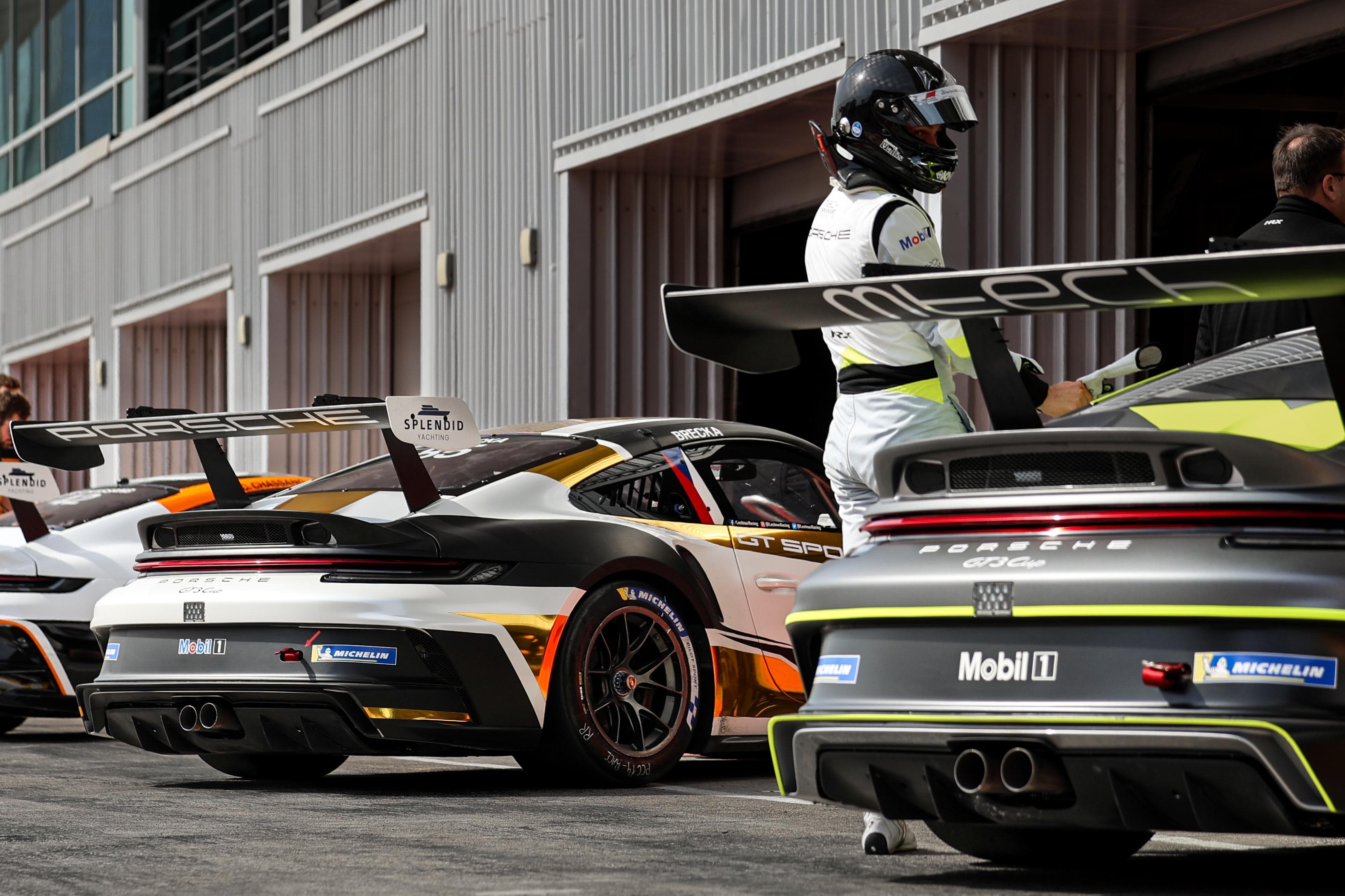 GT3 in the pit lane